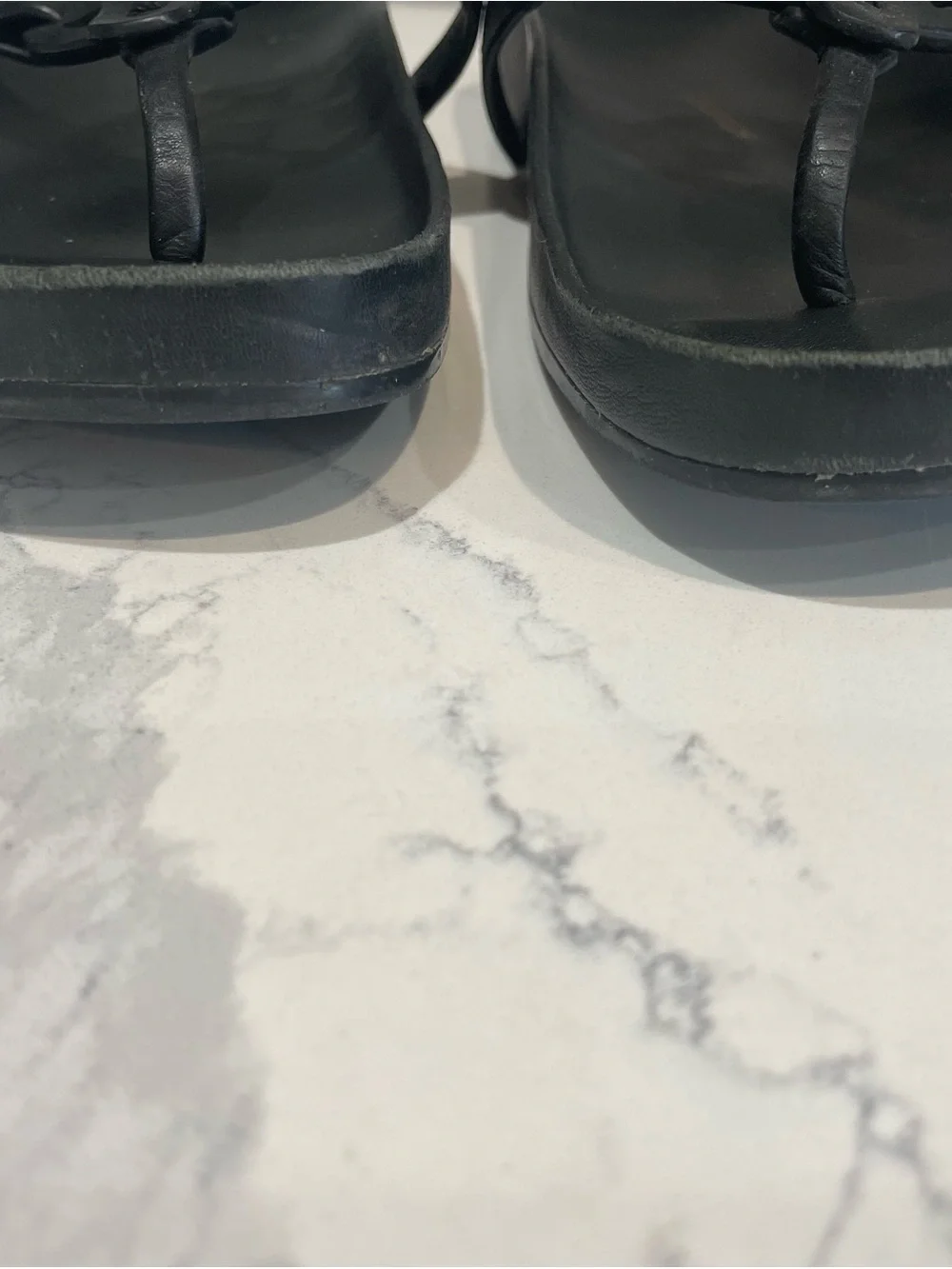 Tory Burch Black Cloud Miller Thong Sandals - Picture 10 of 10